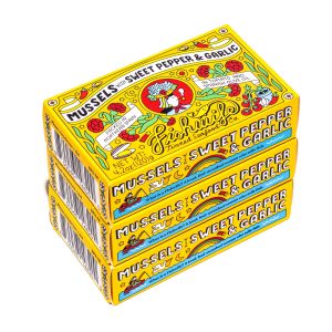 Mussels with Sweet Pepper + Garlic (3-Pack)